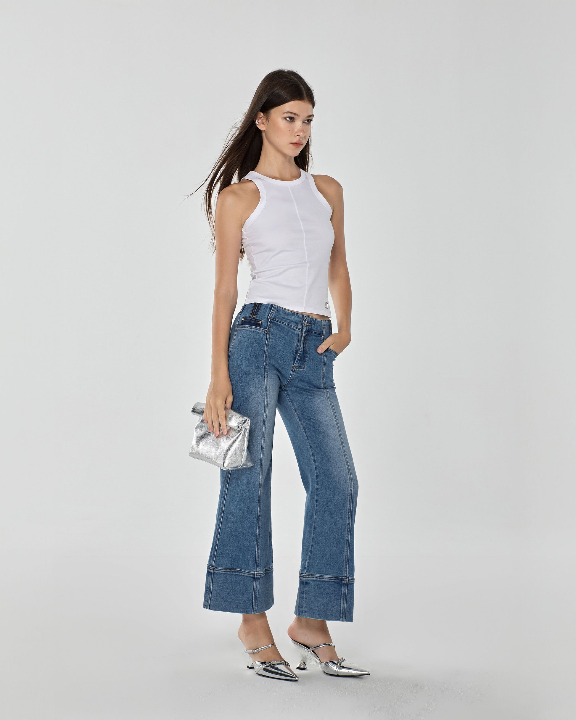 Juniper Deconstructive Long-Fiber Denim Jeans