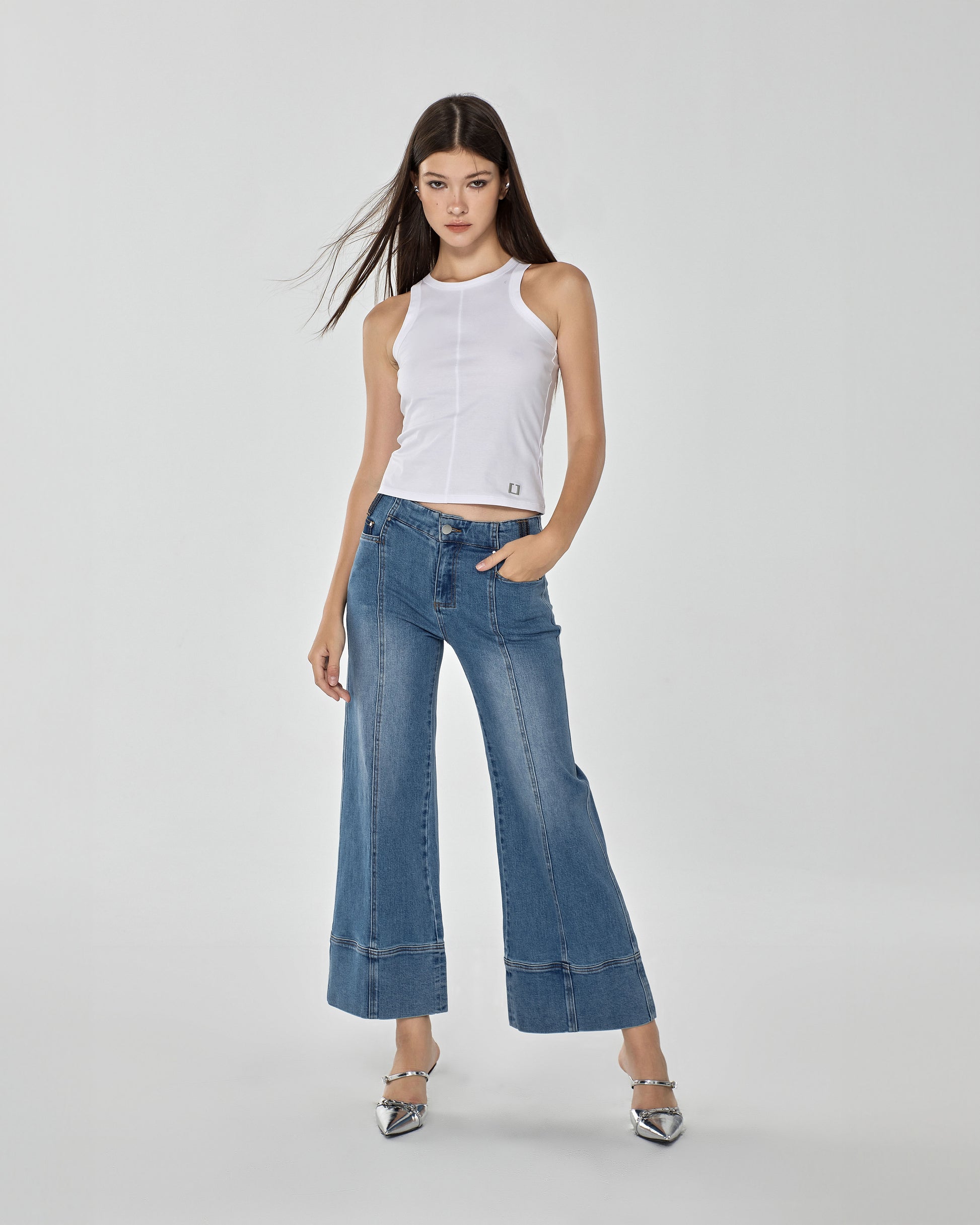 Juniper Deconstructive Long-Fiber Denim Jeans