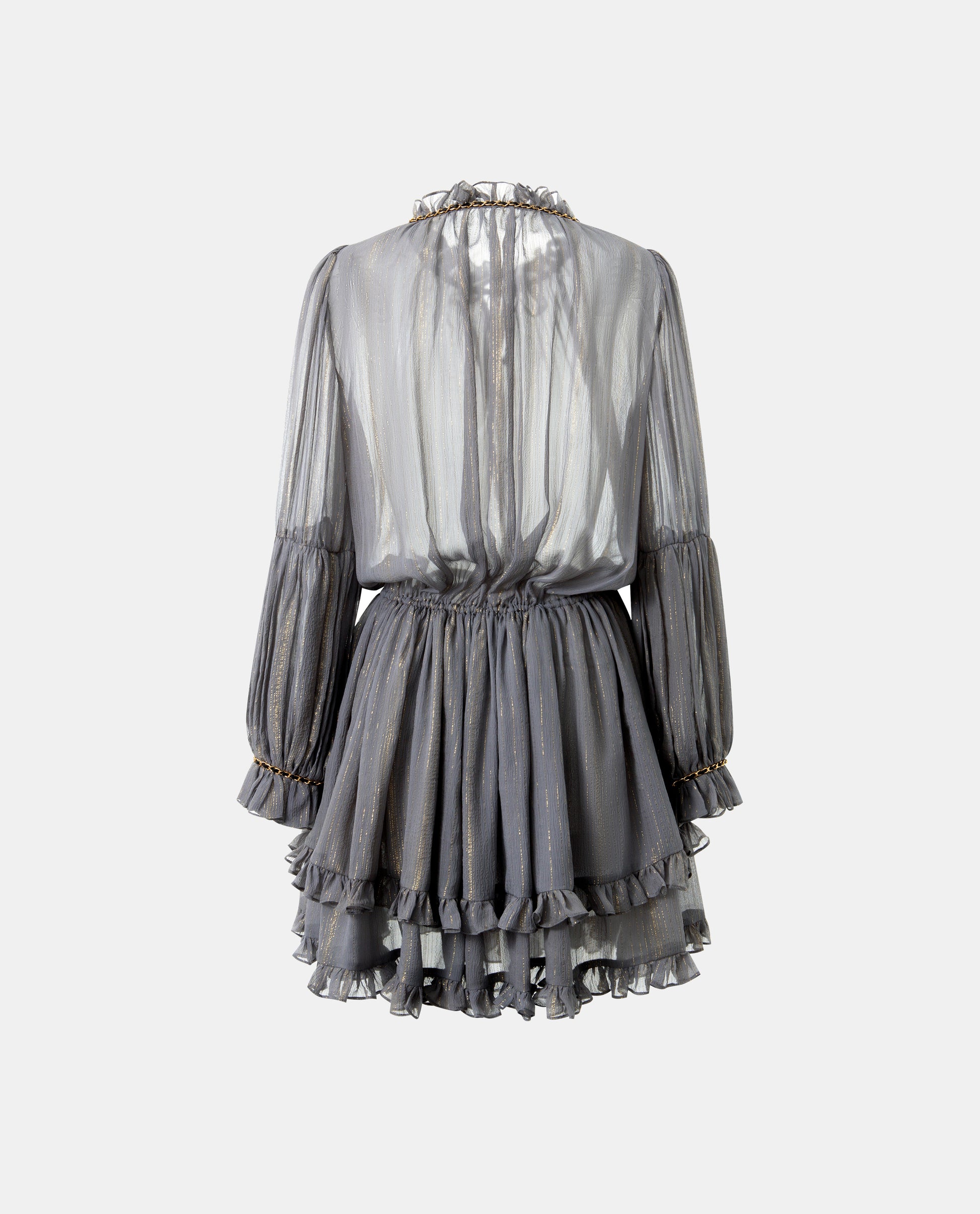 Janette Silk Chiffon Blouson Dress