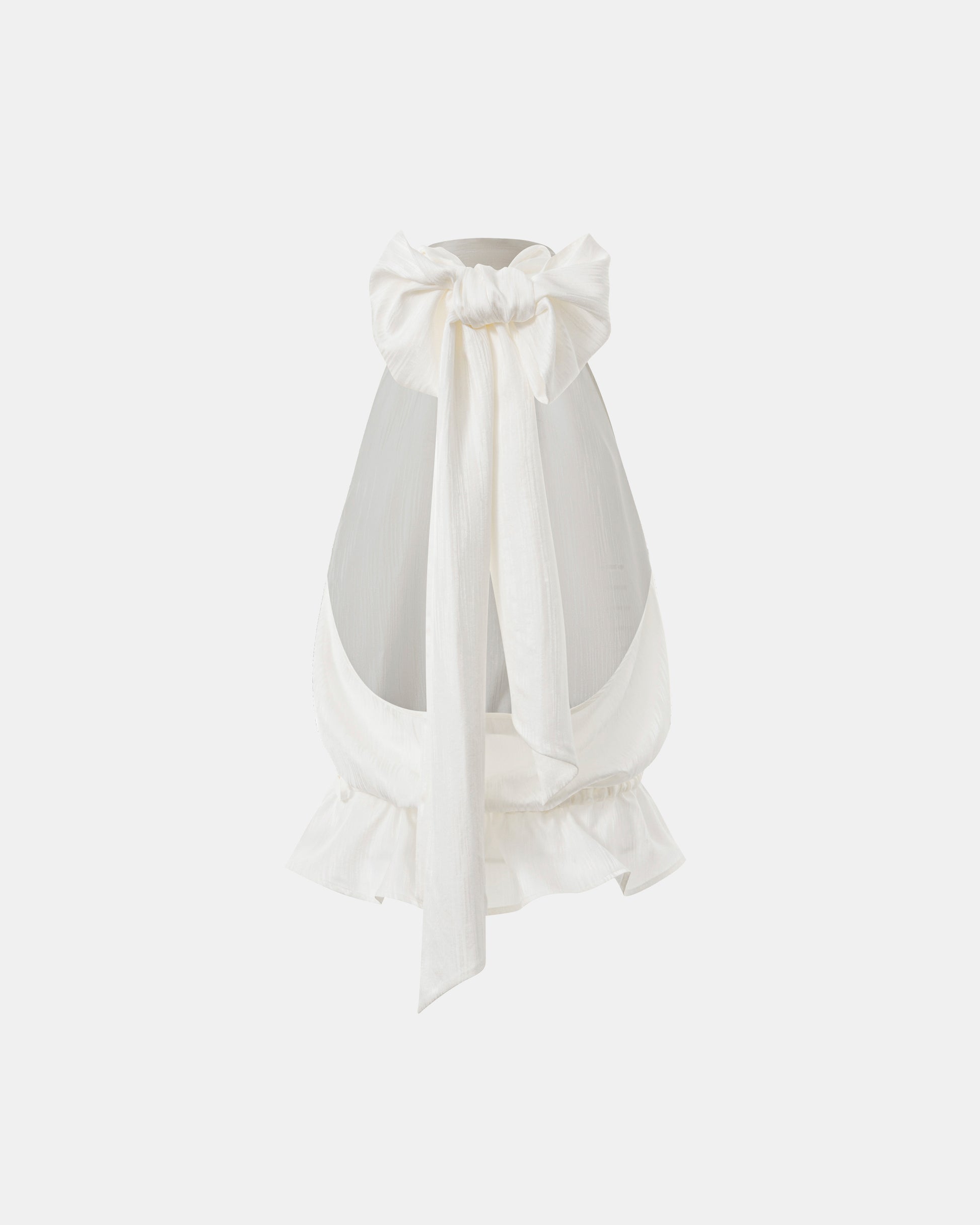 Ophelia Silk Halter Blouson Top