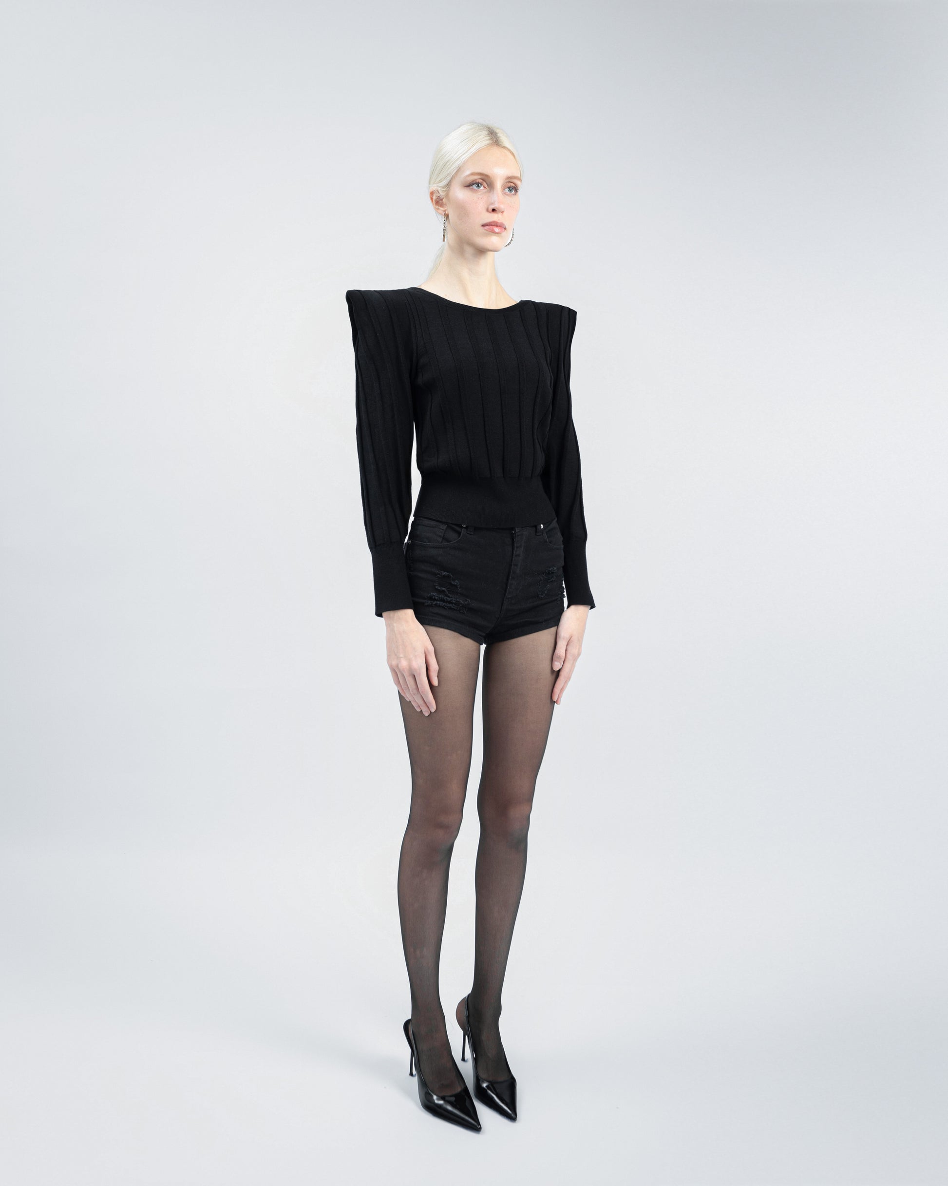 Nexus Shaped Shoulder Sweater
