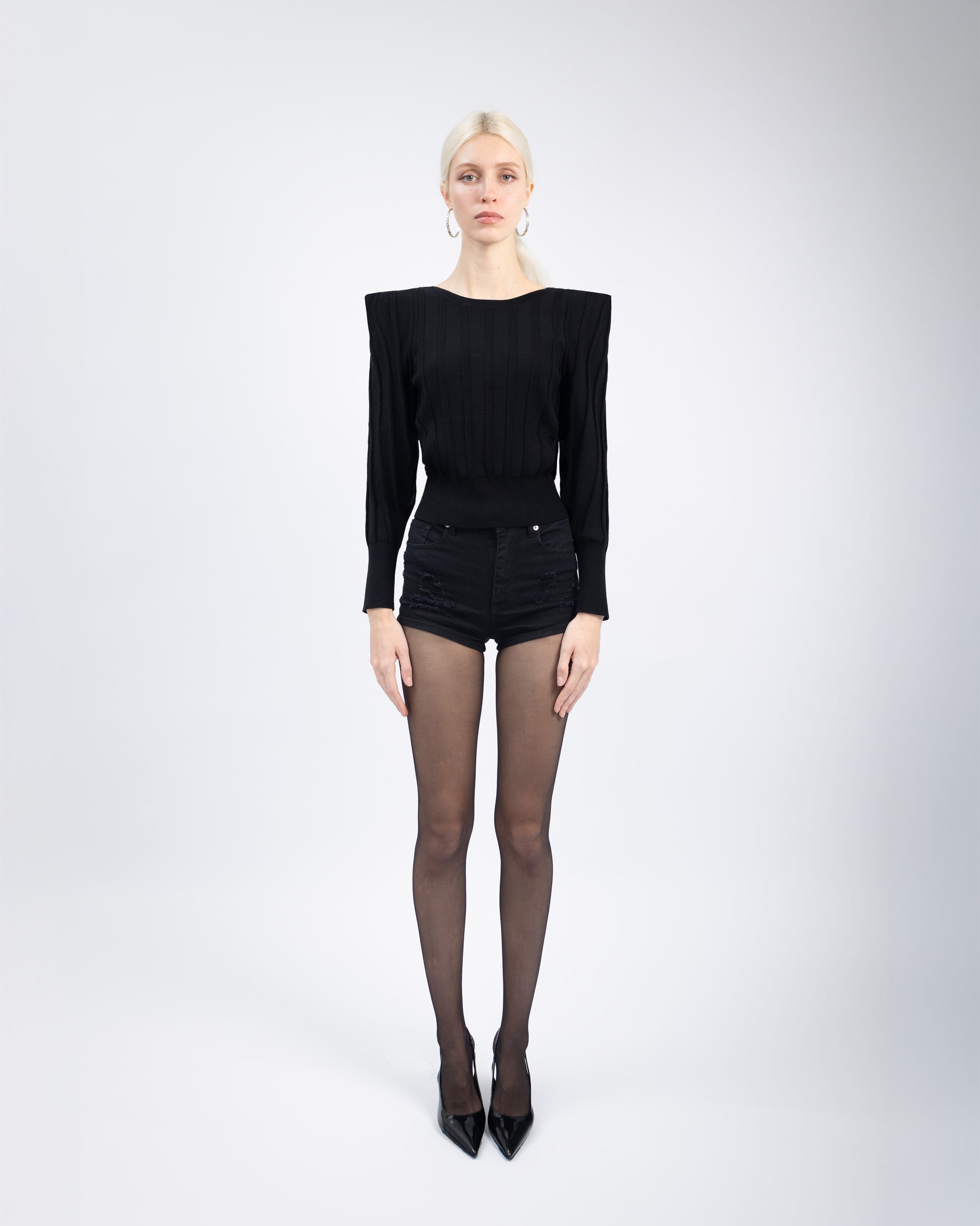 Nexus Shaped Shoulder Sweater