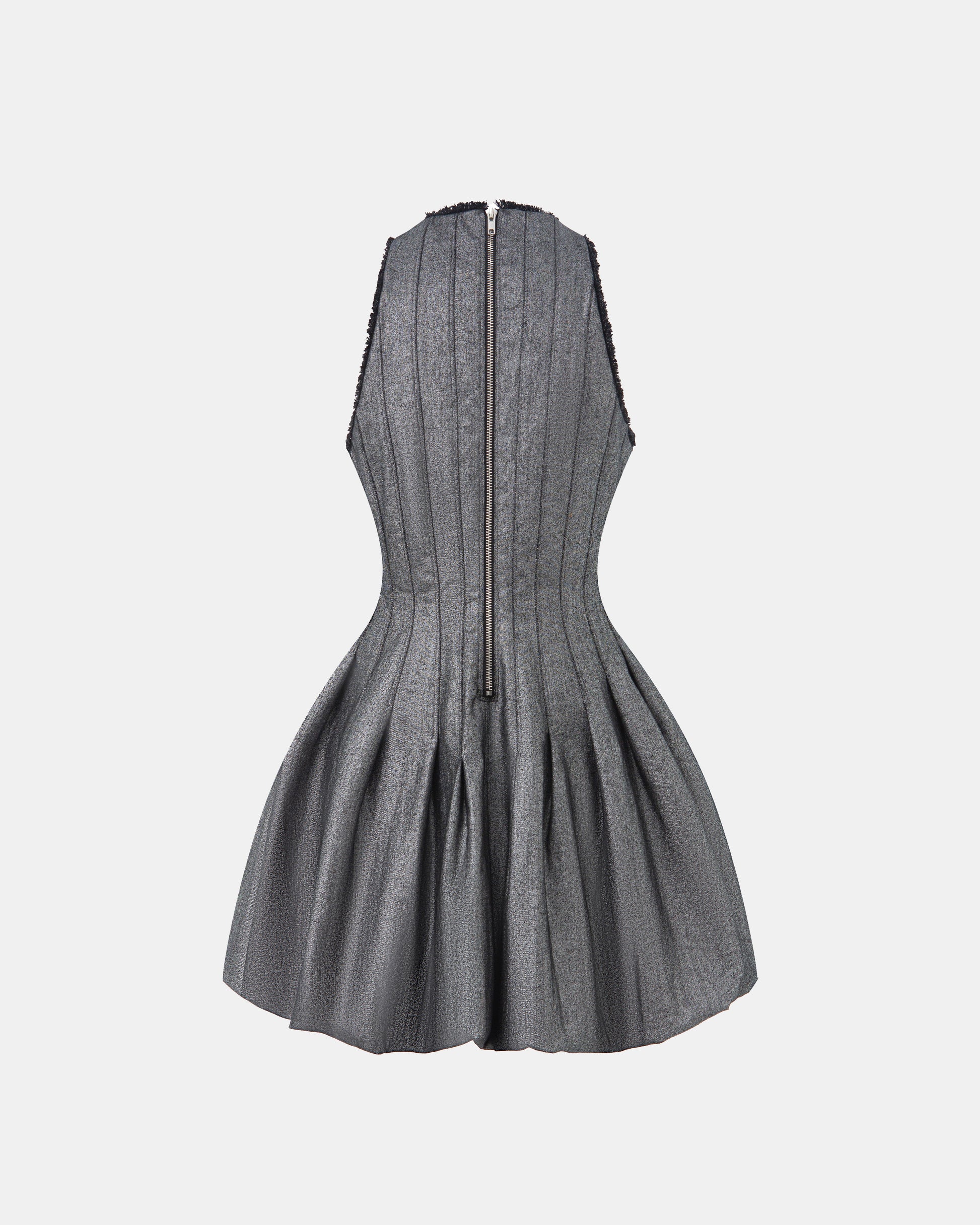 Mercury Metallic Silver Dress