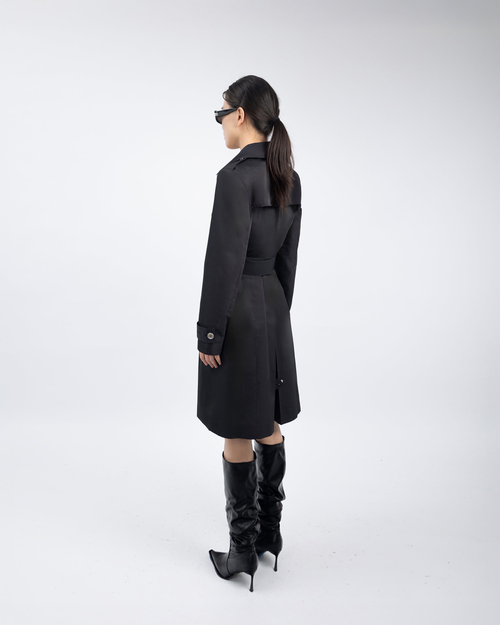 Lorenzo Double-Breasted Trench Coat