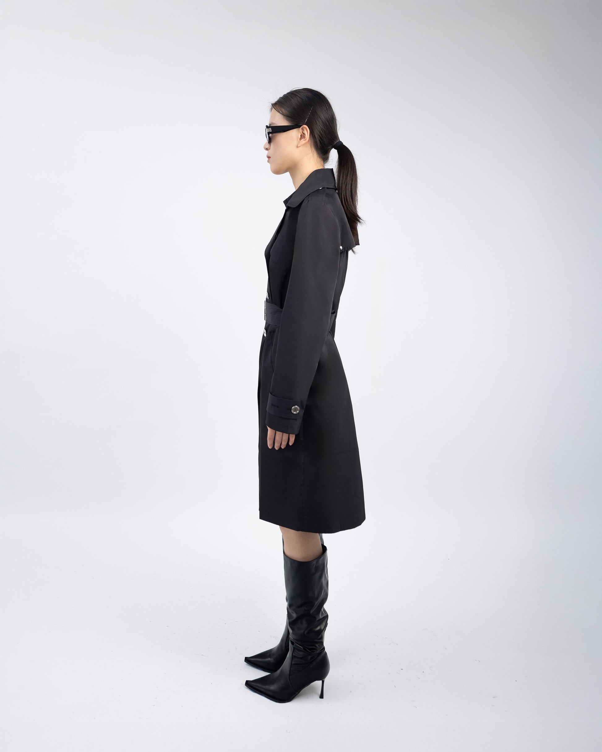 Lorenzo Double-Breasted Trench Coat