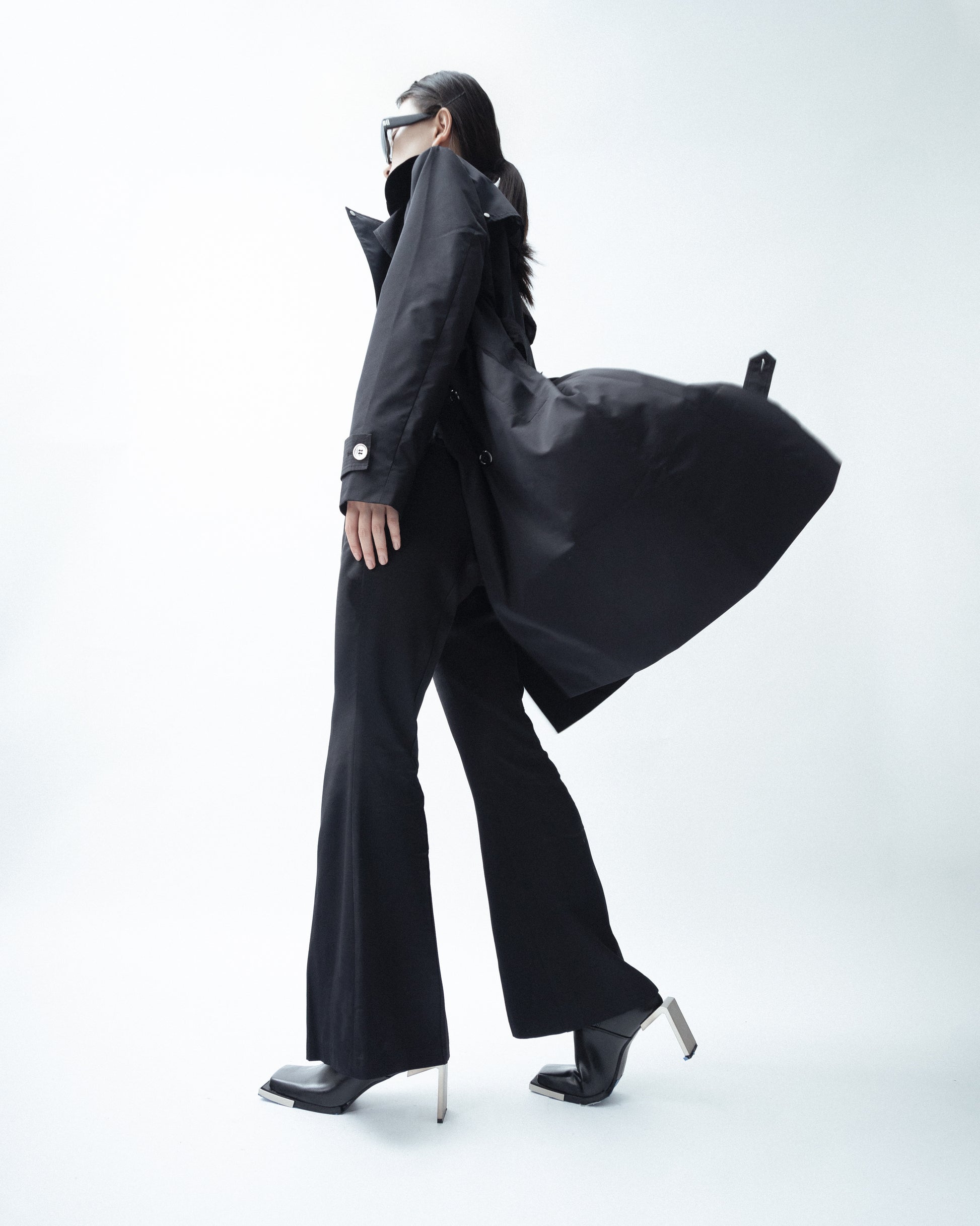 Lorenzo Double-Breasted Trench Coat