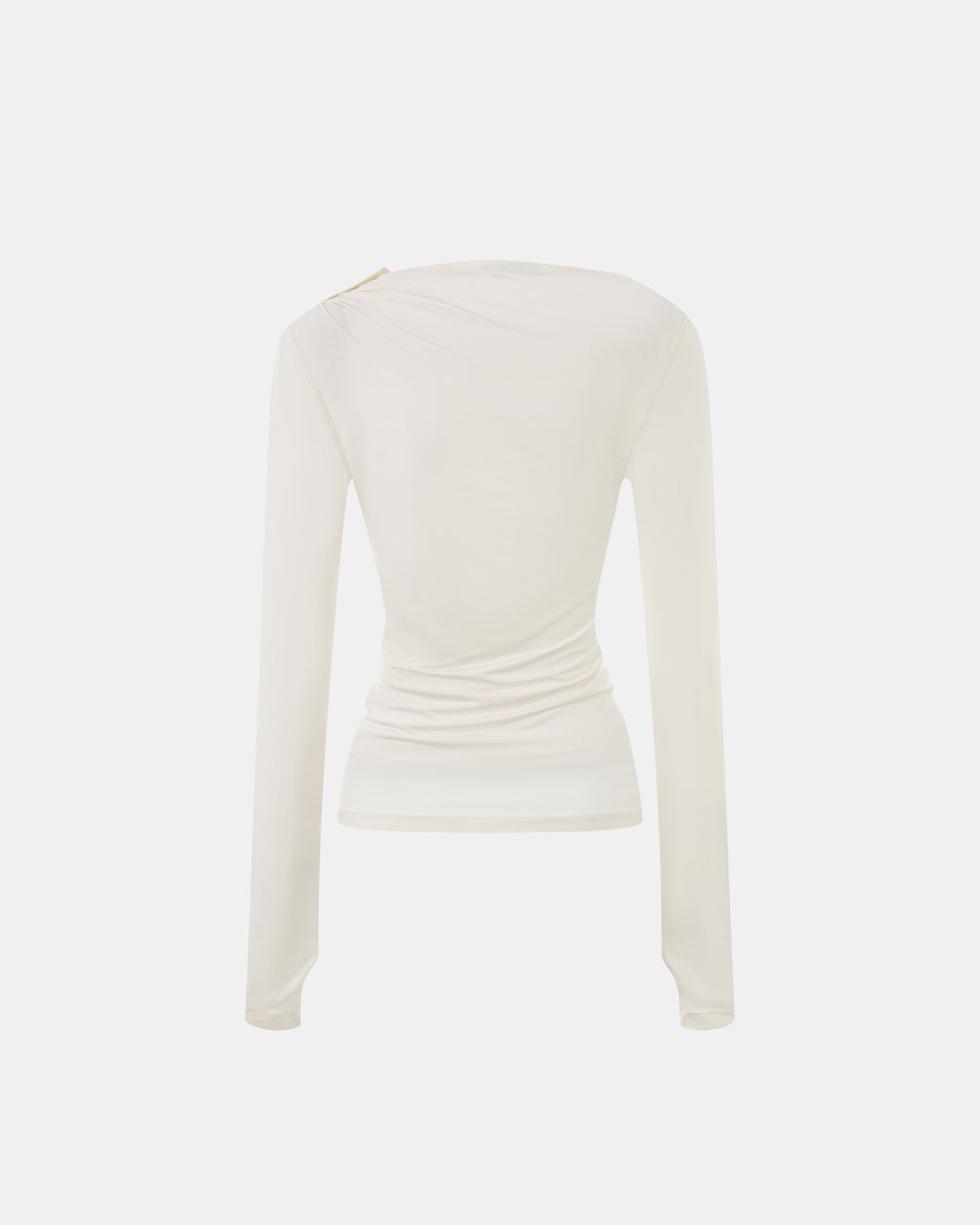 Lucien Draped Long Sleeve Top