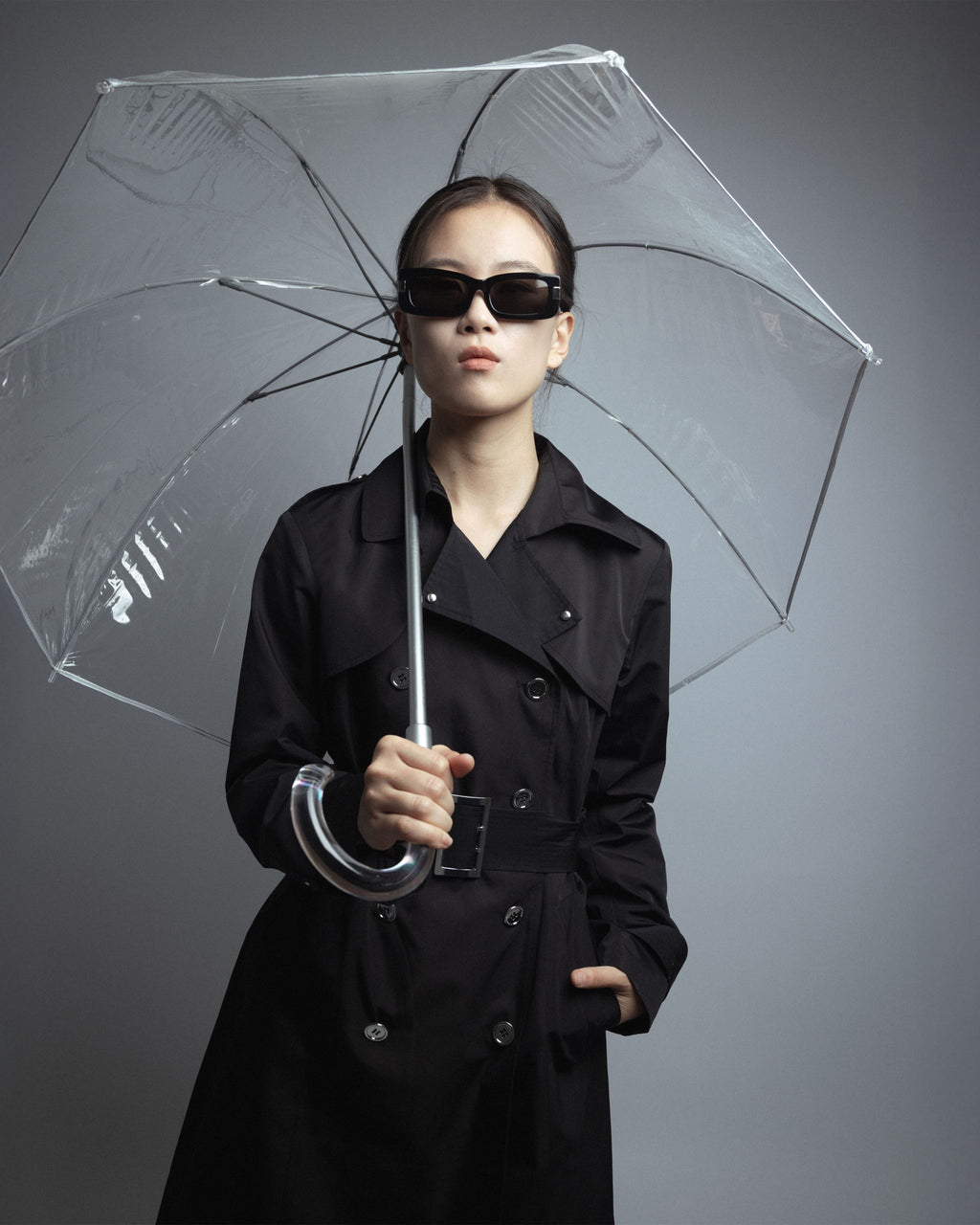 Lorenzo Double-Breasted Trench Coat image 0