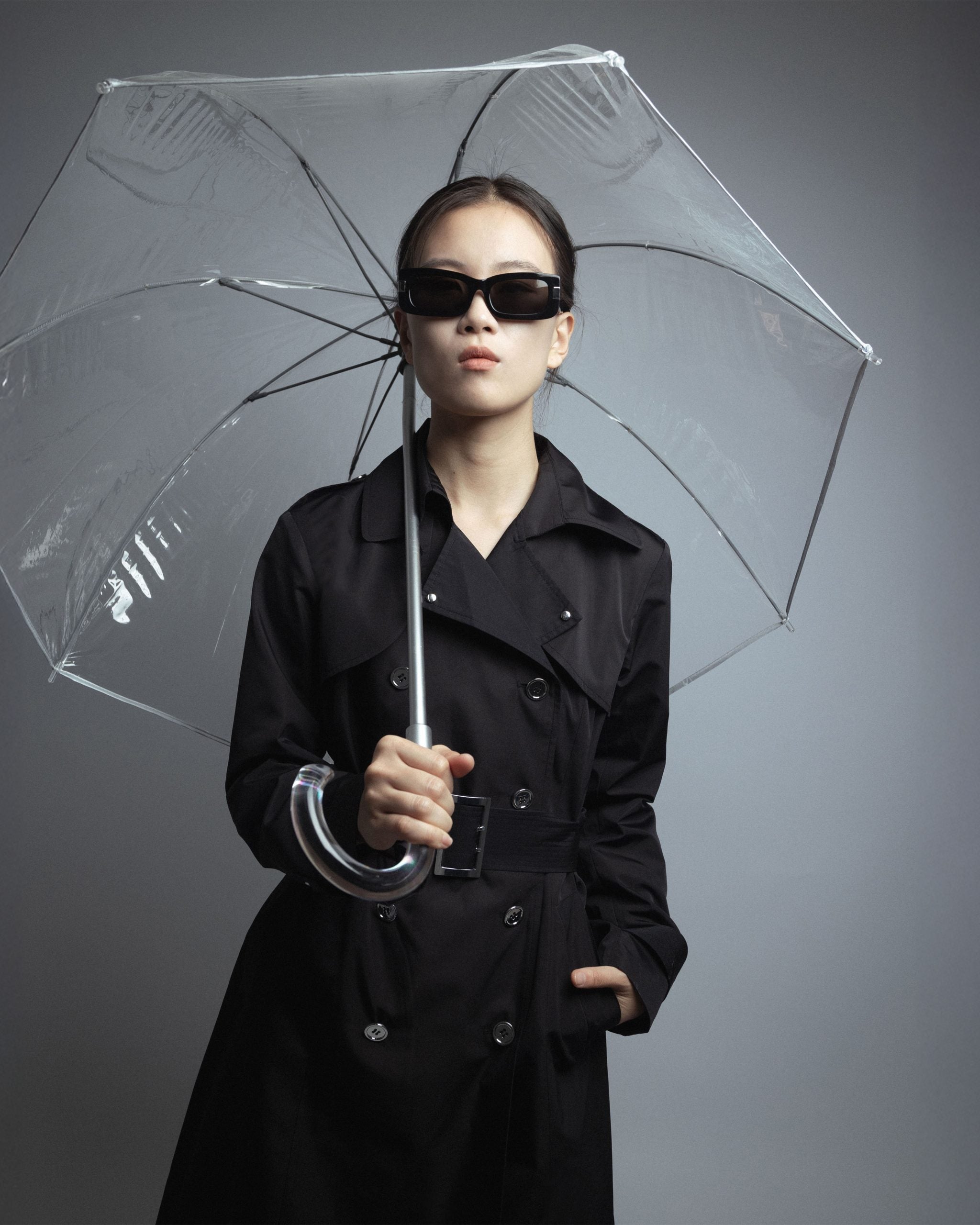Lorenzo Double-Breasted Trench Coat image 0