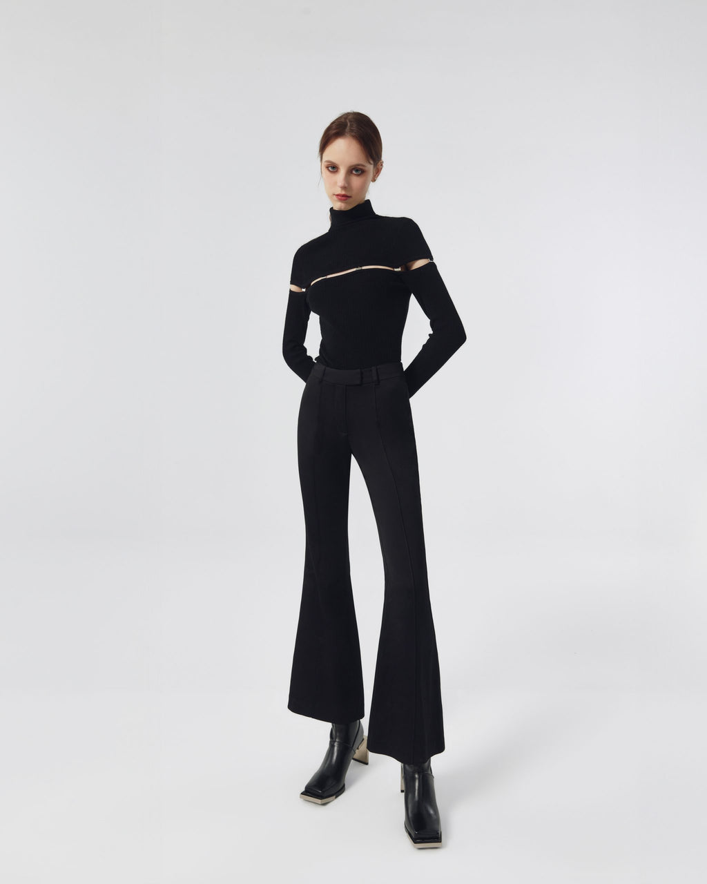 Ash Sweater Bodysuit with Buckle Clasp image 2