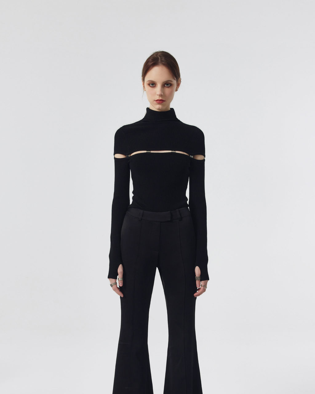 Ash Sweater Bodysuit with Buckle Clasp image 0
