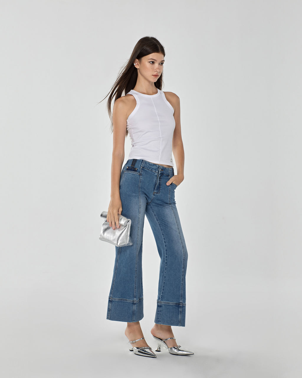 Juniper Deconstructive Long-Fiber Denim Jeans