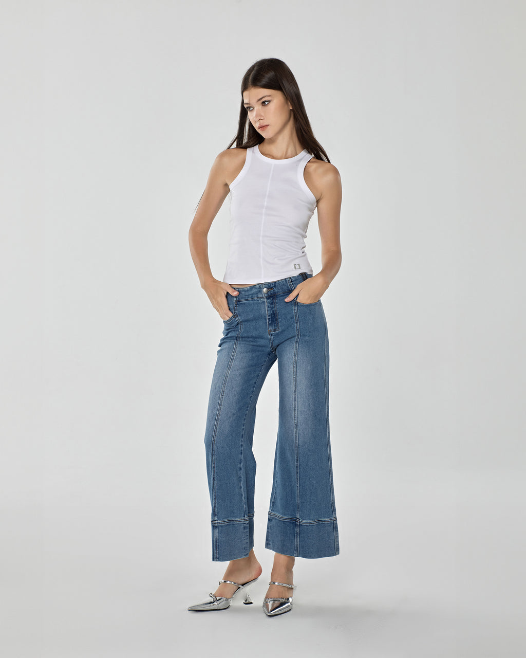 Juniper Deconstructive Long-Fiber Denim Jeans