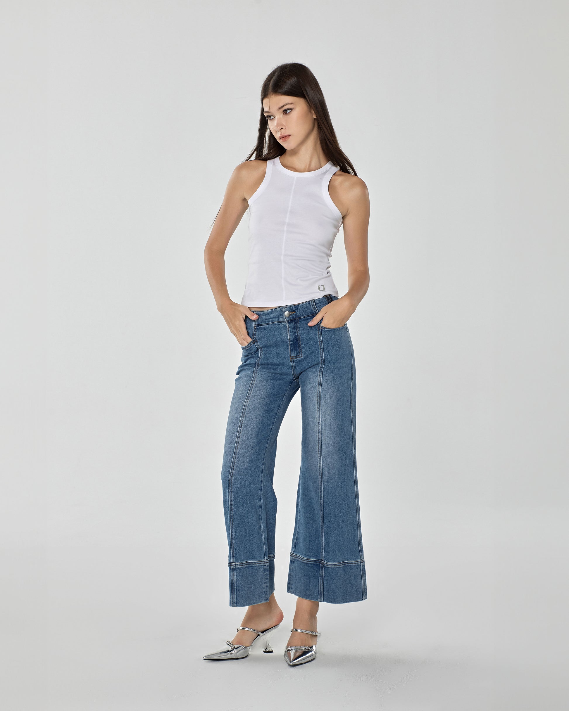 Juniper Deconstructive Long-Fiber Denim Jeans