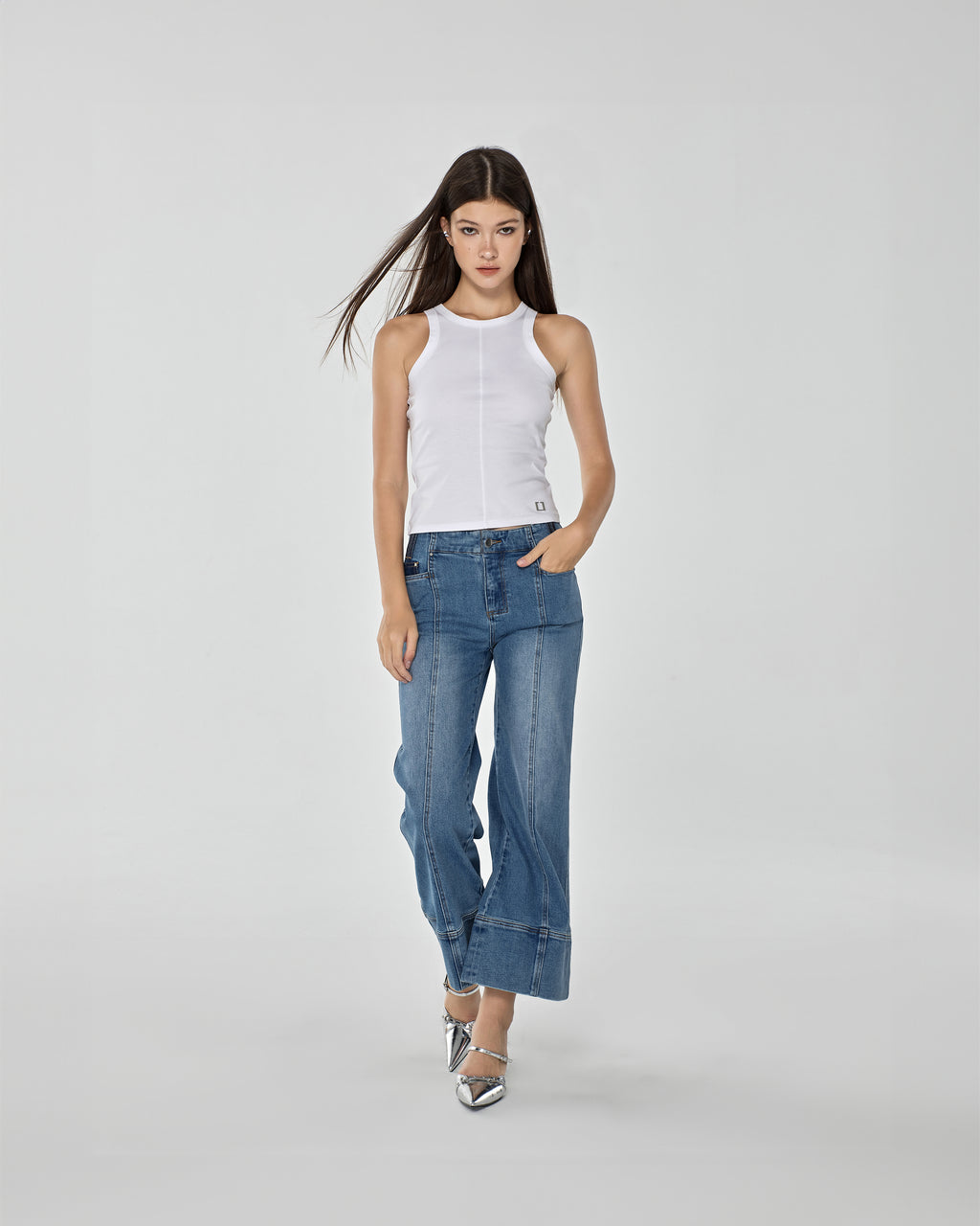 Juniper Deconstructive Long-Fiber Denim Jeans