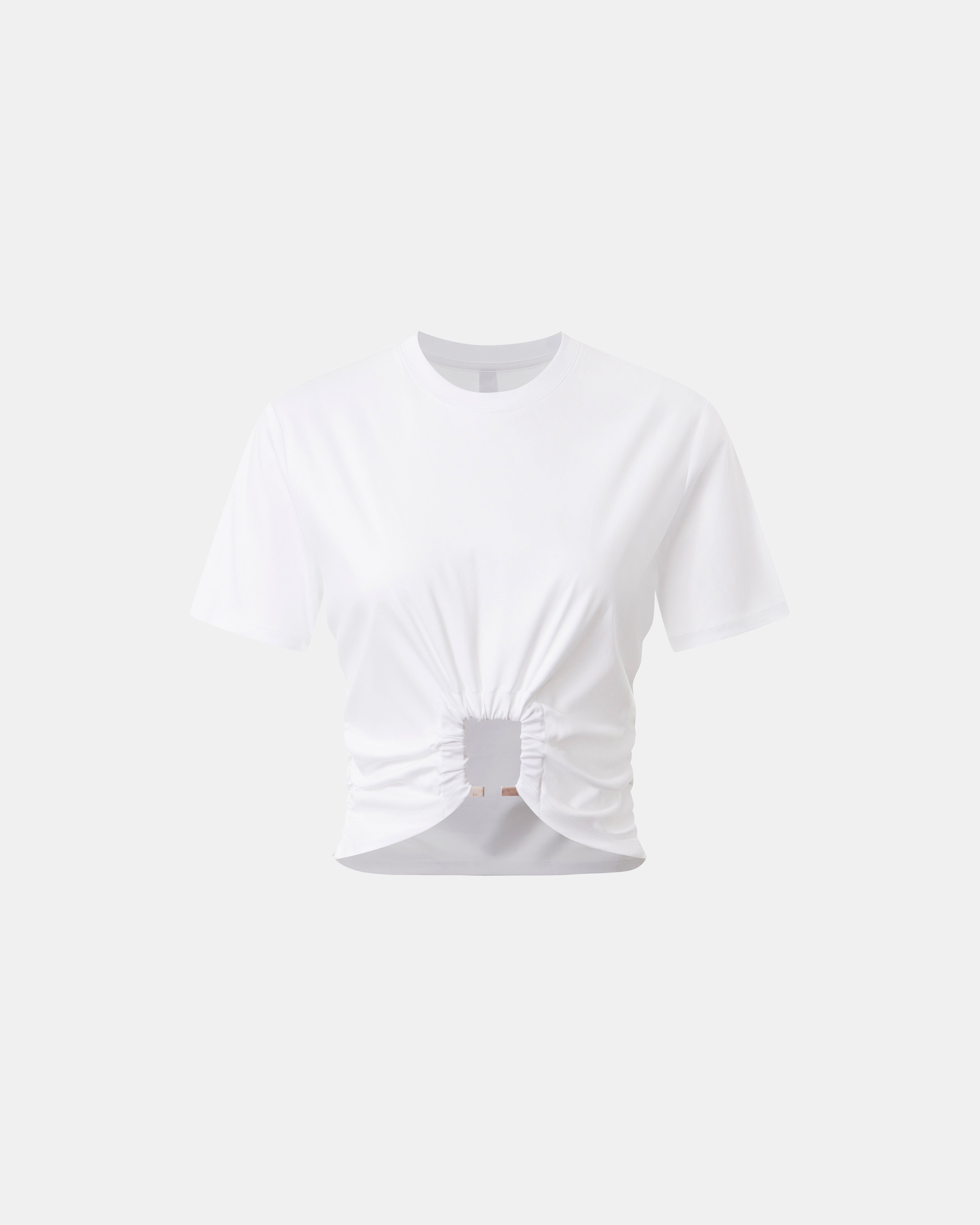OUTX.O☆IU着用☆Patty crop tee Lea Tie-Front Crop Top - Black | O'Neill