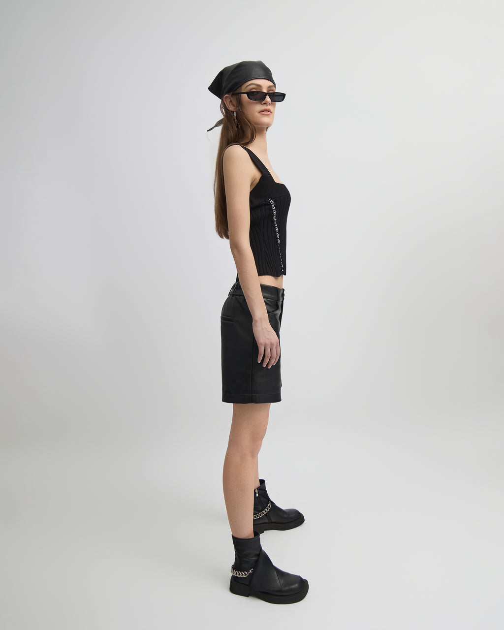 Ellis Rib Tank with Chains