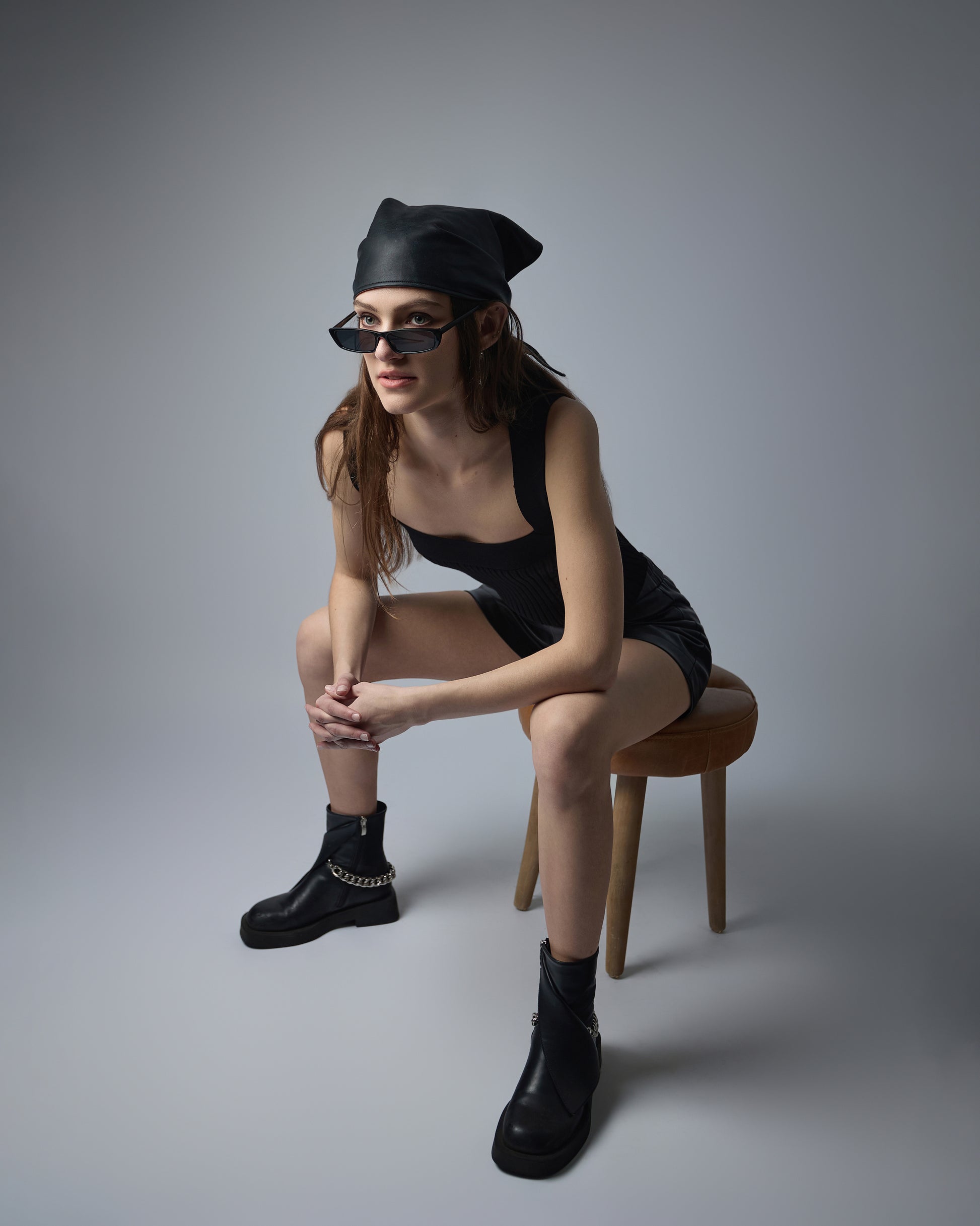 Ellis Rib Tank with Chains