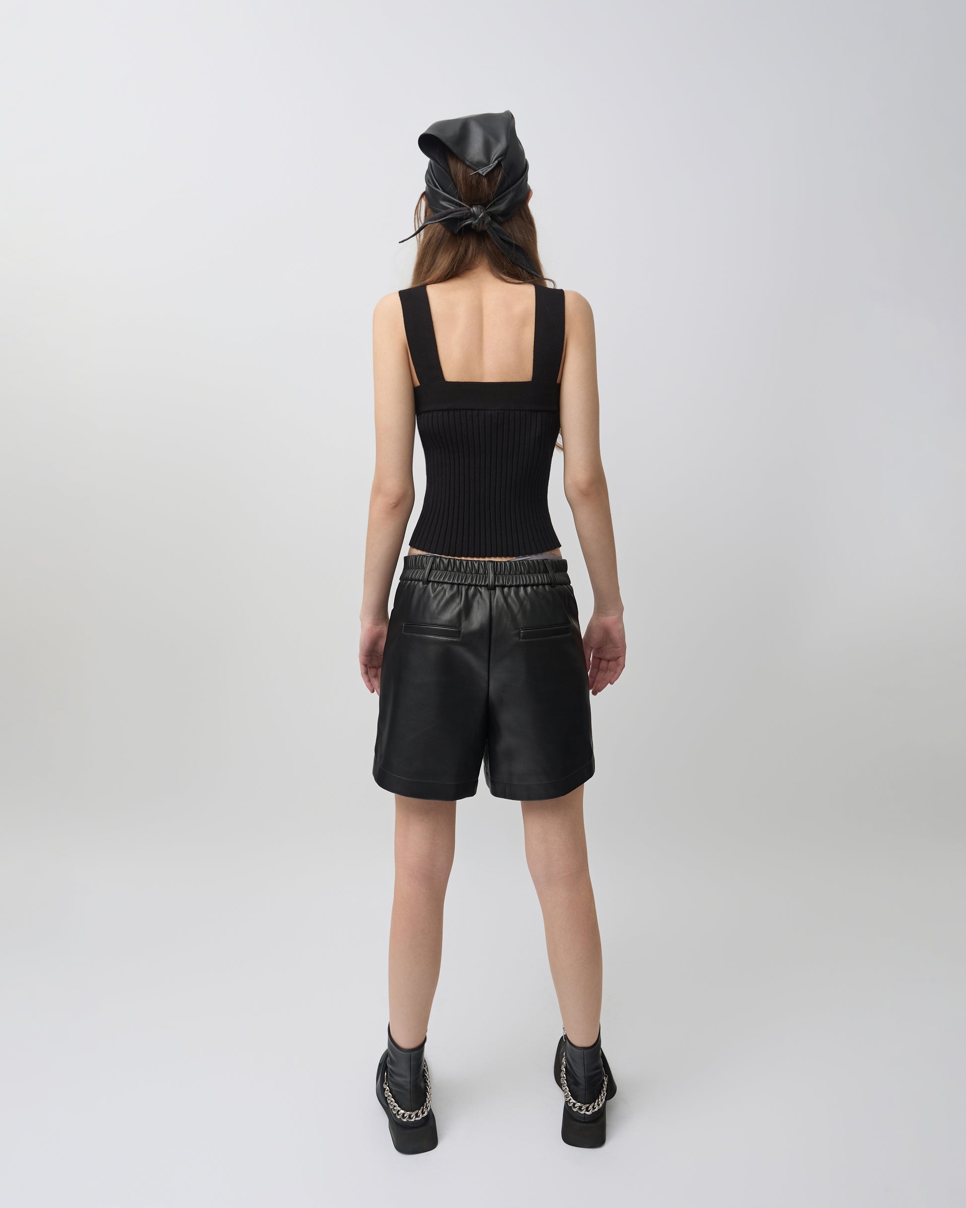 Ellis Rib Tank with Chains