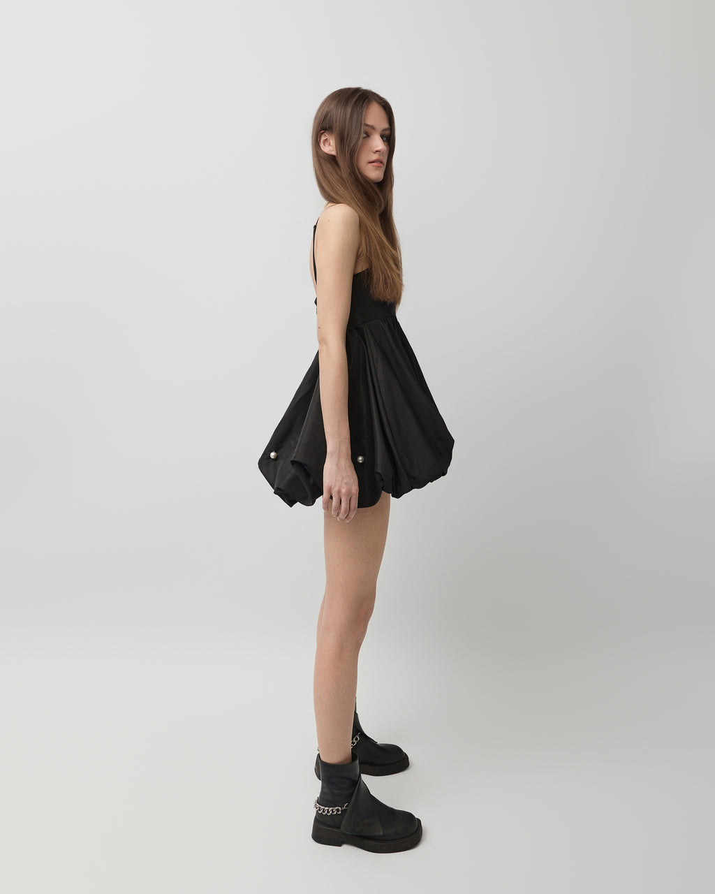 Demi Pearl Embellished Bubble Dress