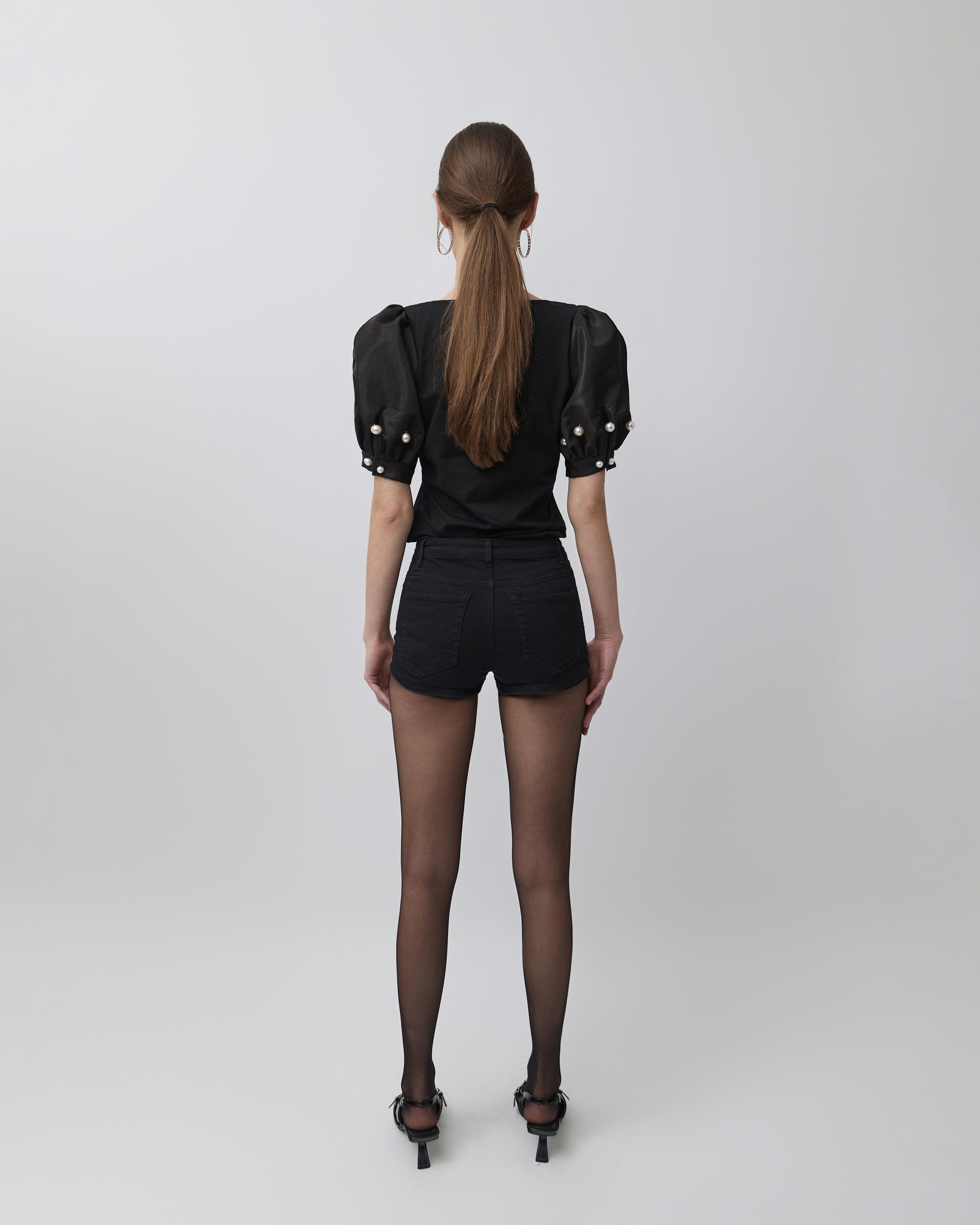 Davina Pearl Embellished Tee
