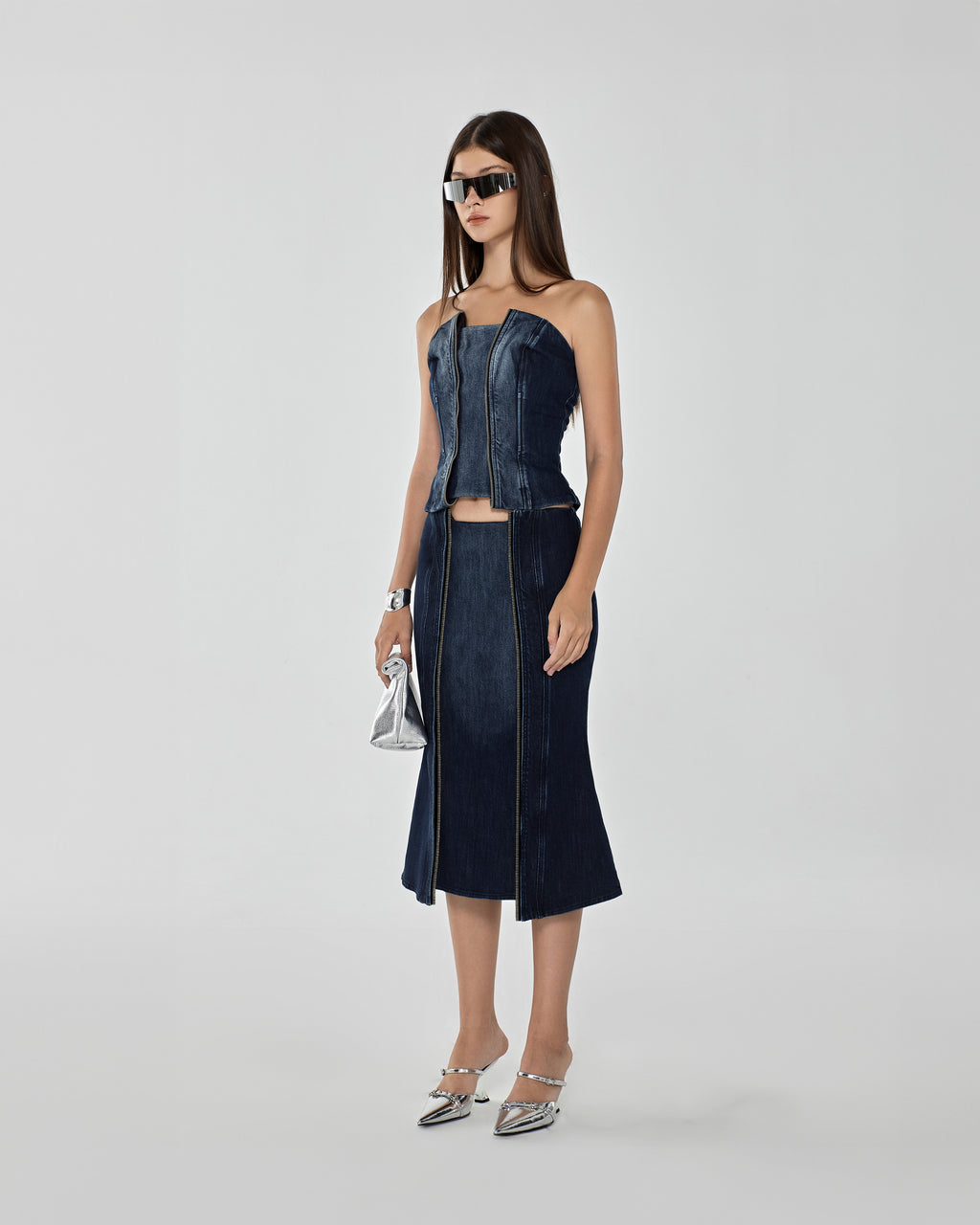 Echo Denim Bustier
