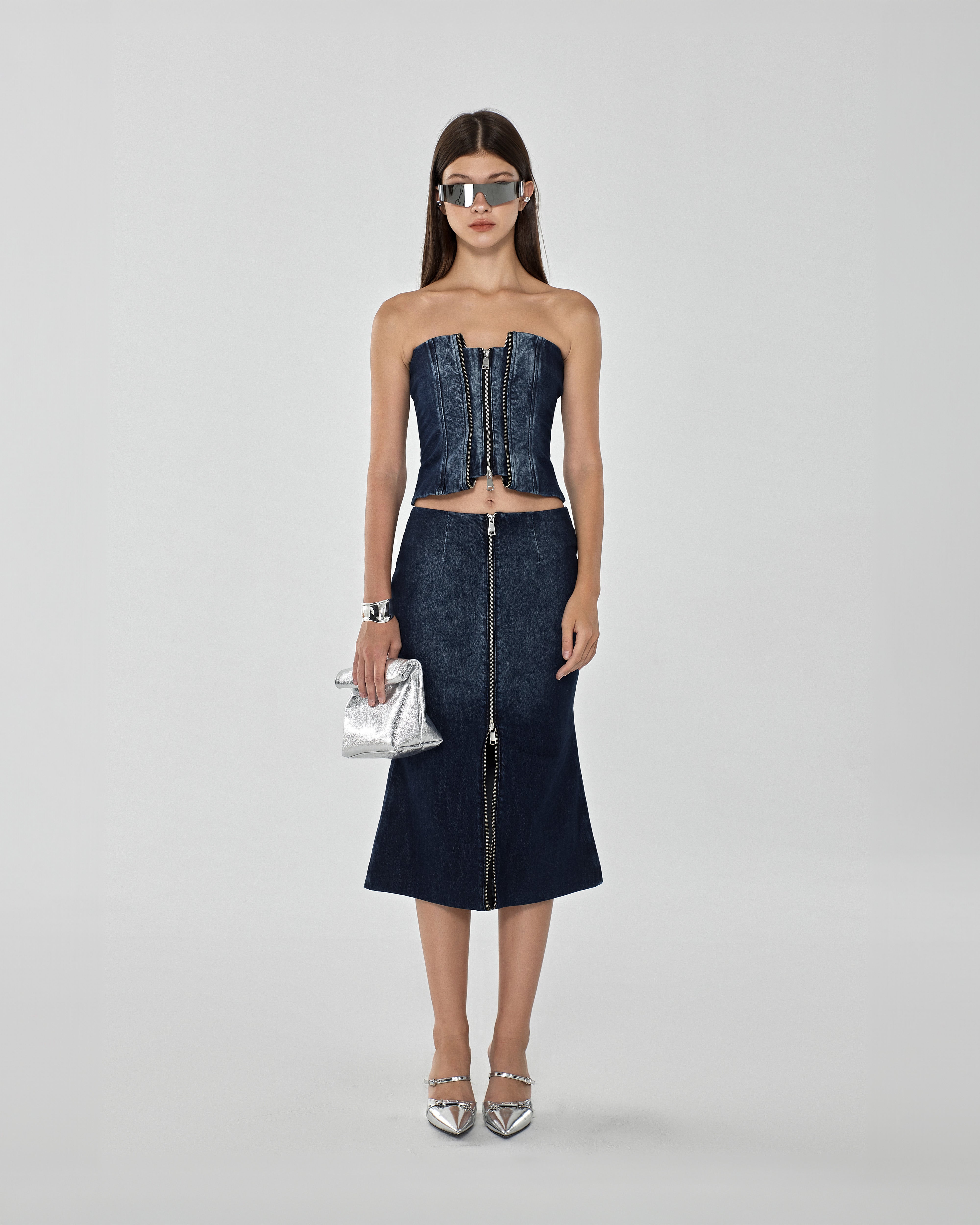 Echo Denim Bustier – X-U