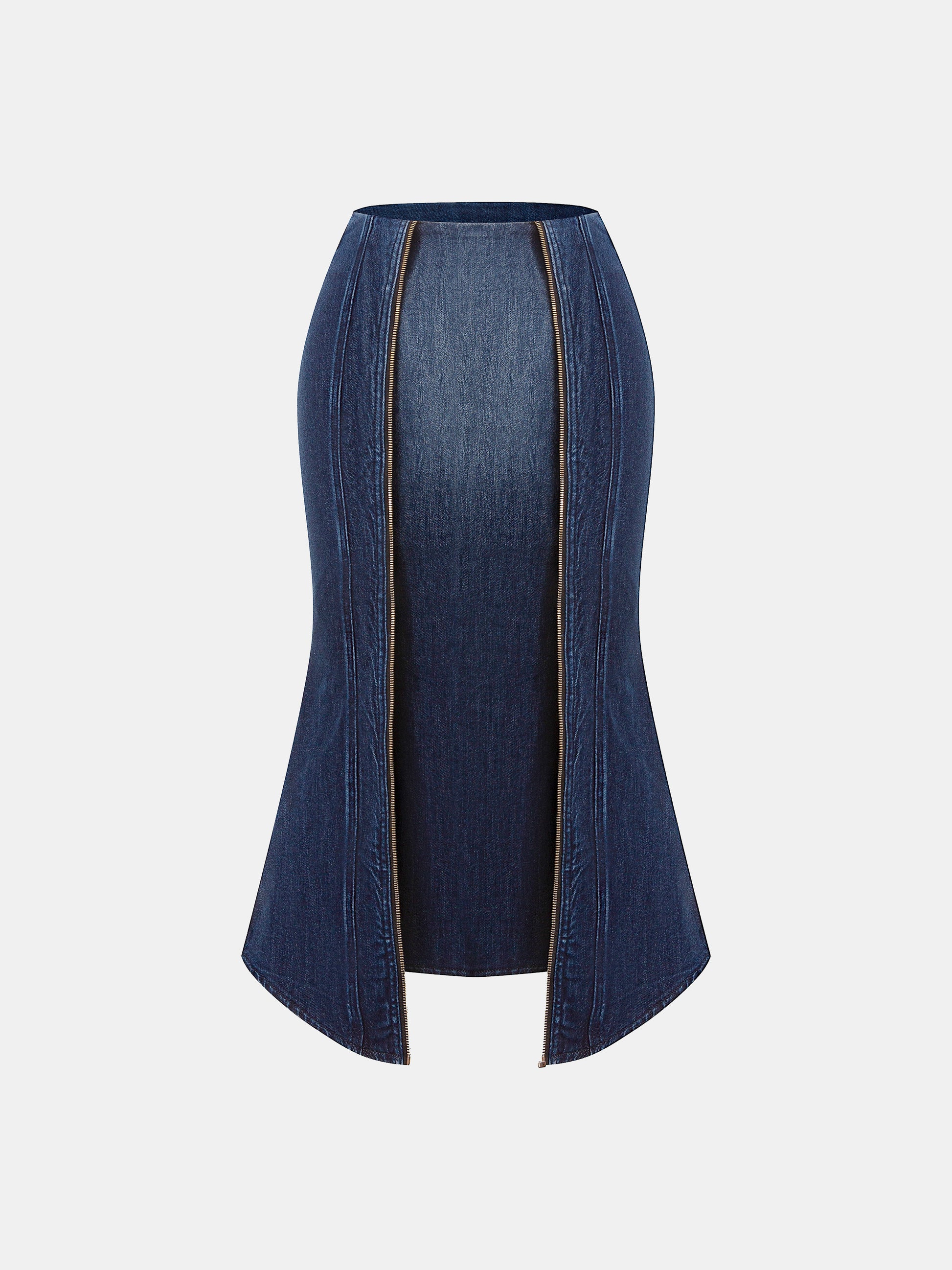 Astrid Denim Flats Skirt