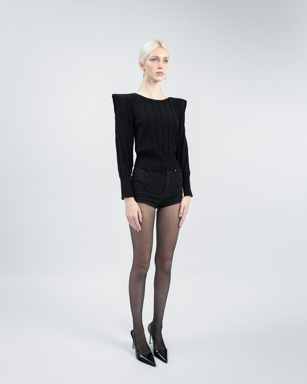 Nexus Shaped Shoulder Sweater