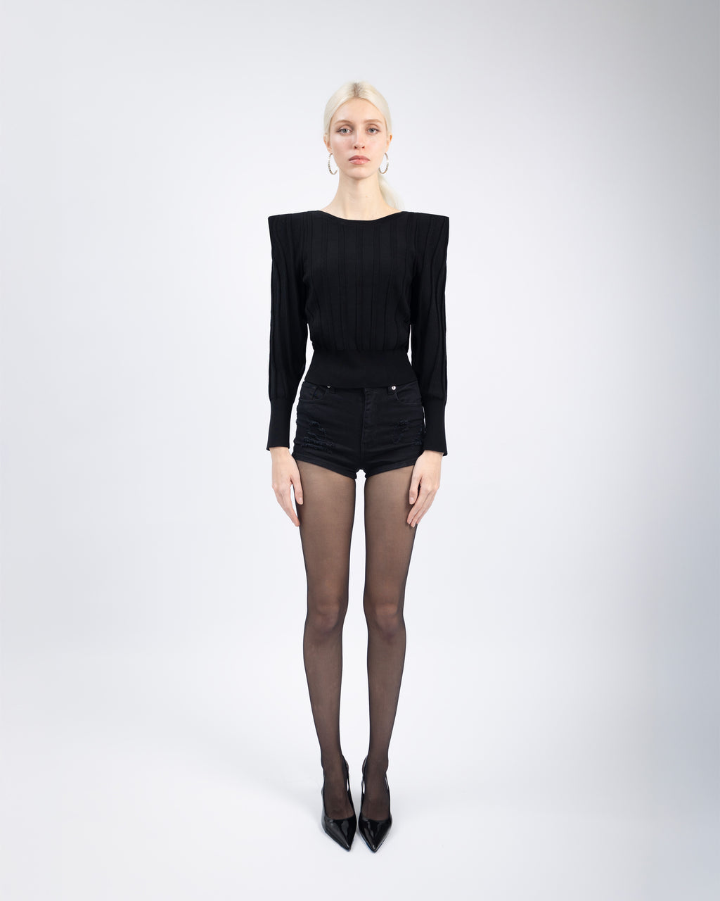 Nexus Shaped Shoulder Sweater