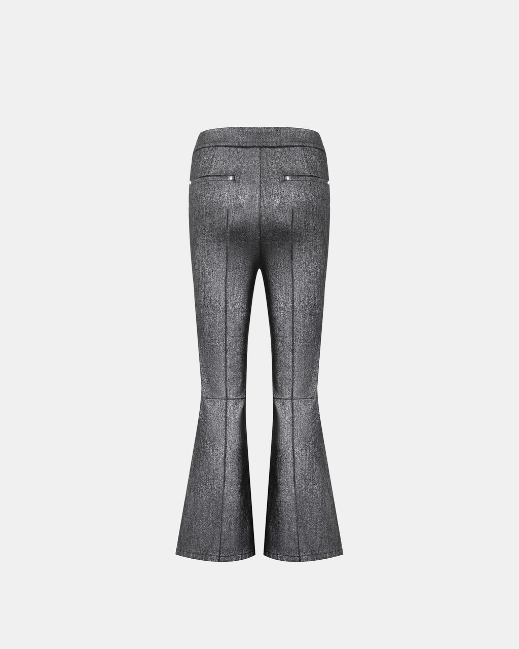 Galaxy Metallic Flared Jeans