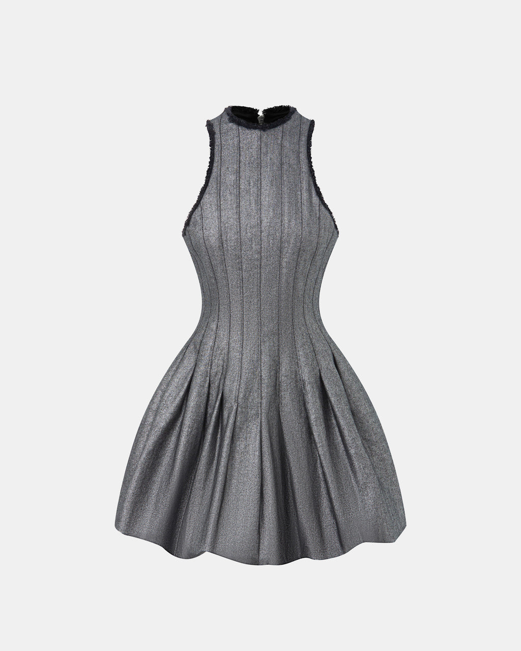 Mercury Metallic Silver Dress