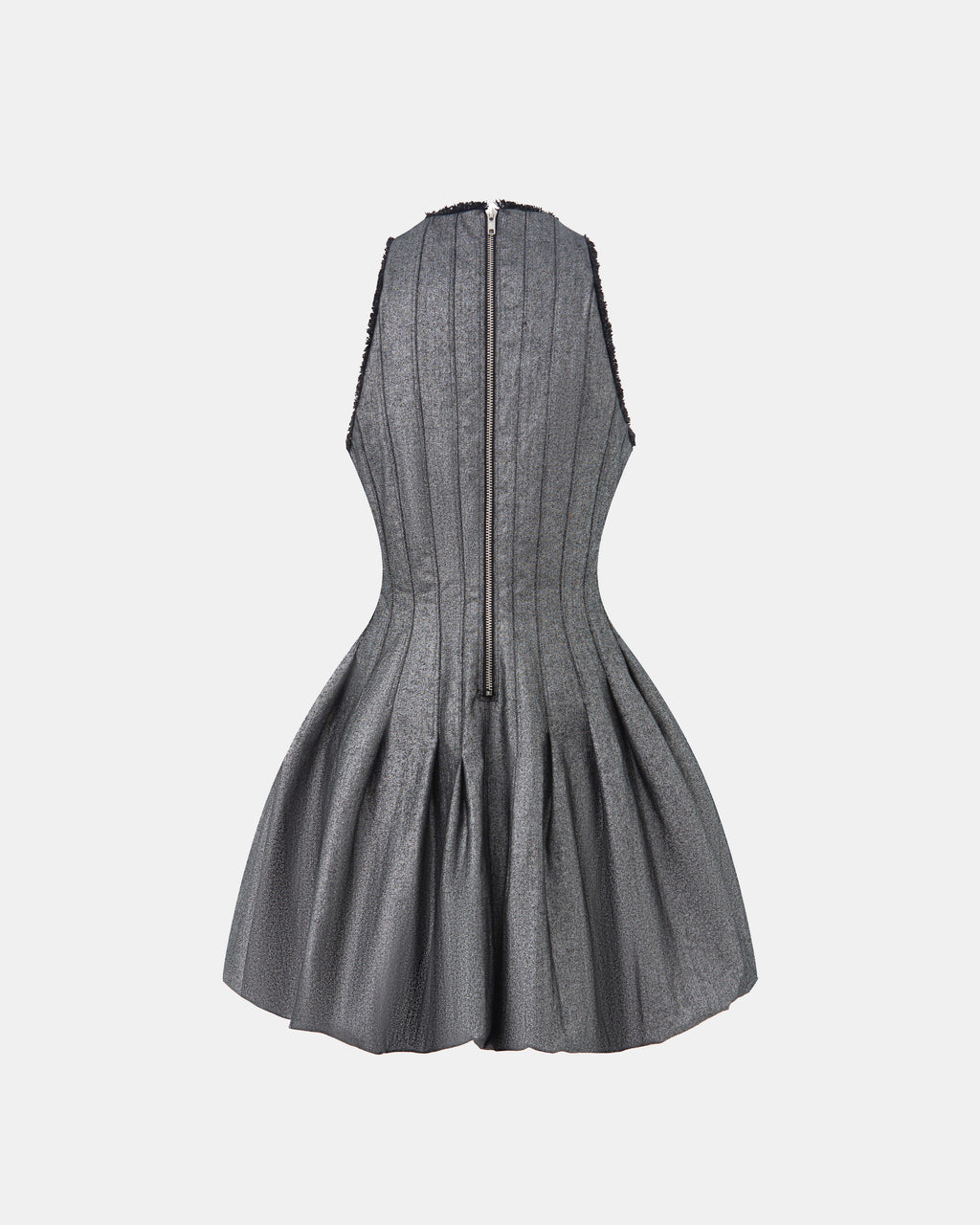 Mercury Metallic Silver Dress