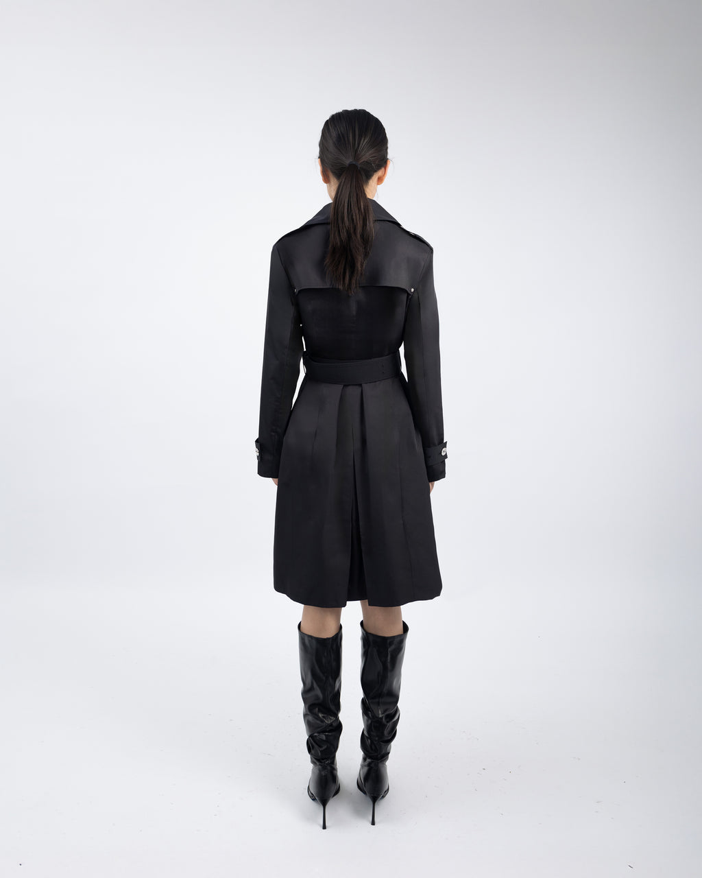 Lorenzo Double-Breasted Trench Coat