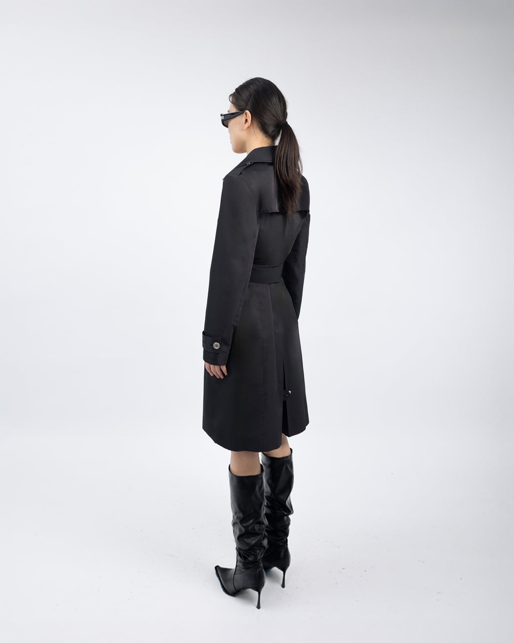 Lorenzo Double-Breasted Trench Coat