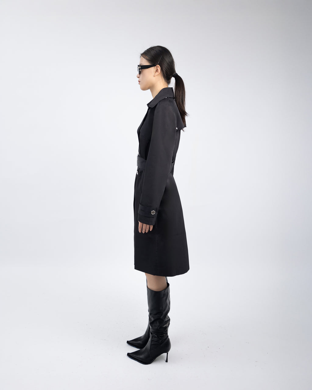 Lorenzo Double-Breasted Trench Coat