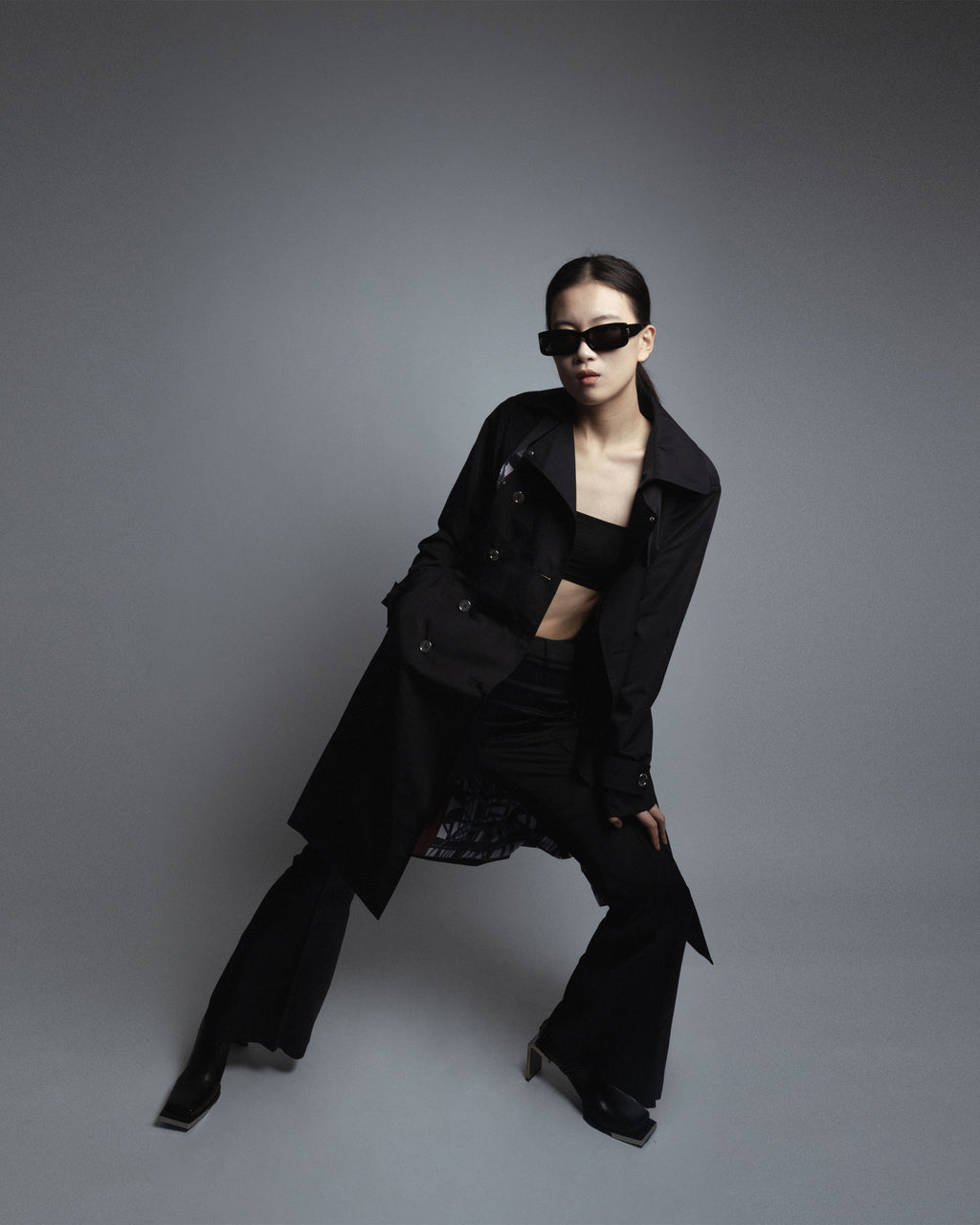 Lorenzo Double-Breasted Trench Coat