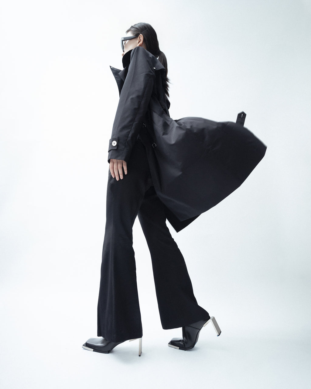 Lorenzo Double-Breasted Trench Coat